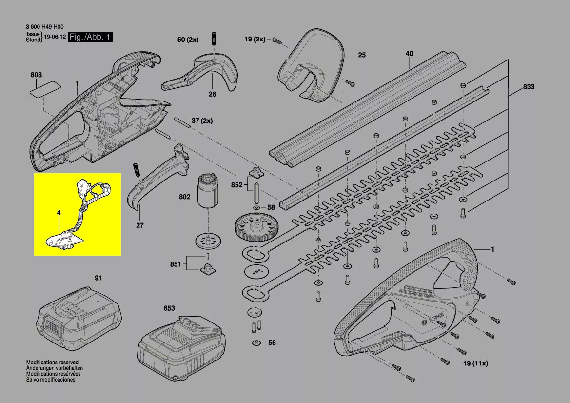 Module électronique réf. 1 600 A01 BW9 Bosch